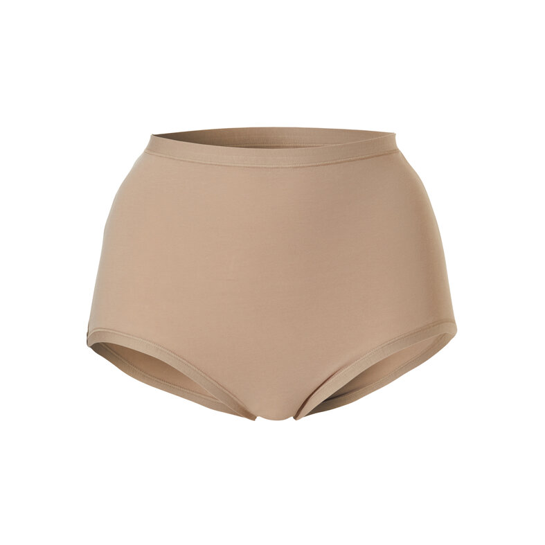 Cotonella Cotonella Dames Tailleslip Maxi Beige Huidskleur 2-Pack