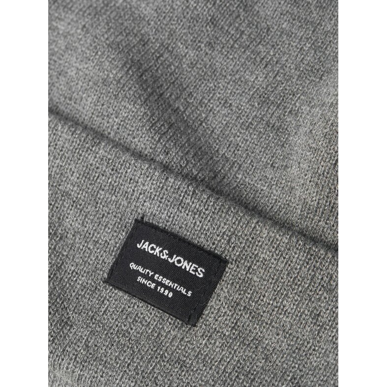 Jack & Jones Jack & Jones Men's Hat JACDNA Beanie Grey Melange