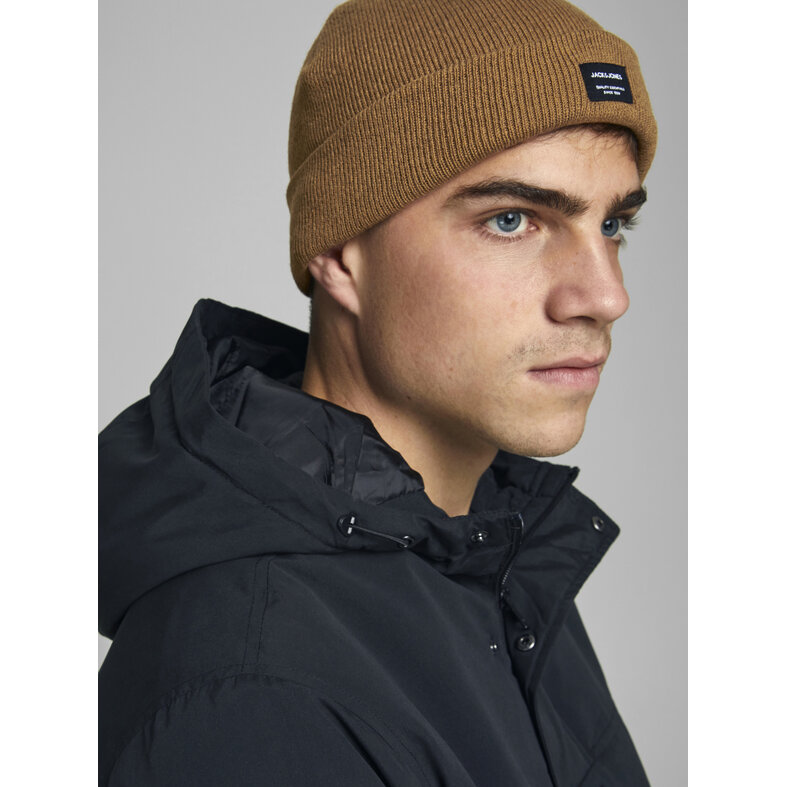 Jack & Jones Jack & Jones Heren Muts JACDNA Beanie Rubber Bruin