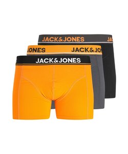 Jack & Jones Junior Effen Boxershorts Jongens Trunks JACGREG 3-Pack
