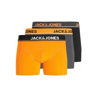 Jack & Jones Junior Effen Boxershorts Jongens Trunks JACGREG 3-Pack