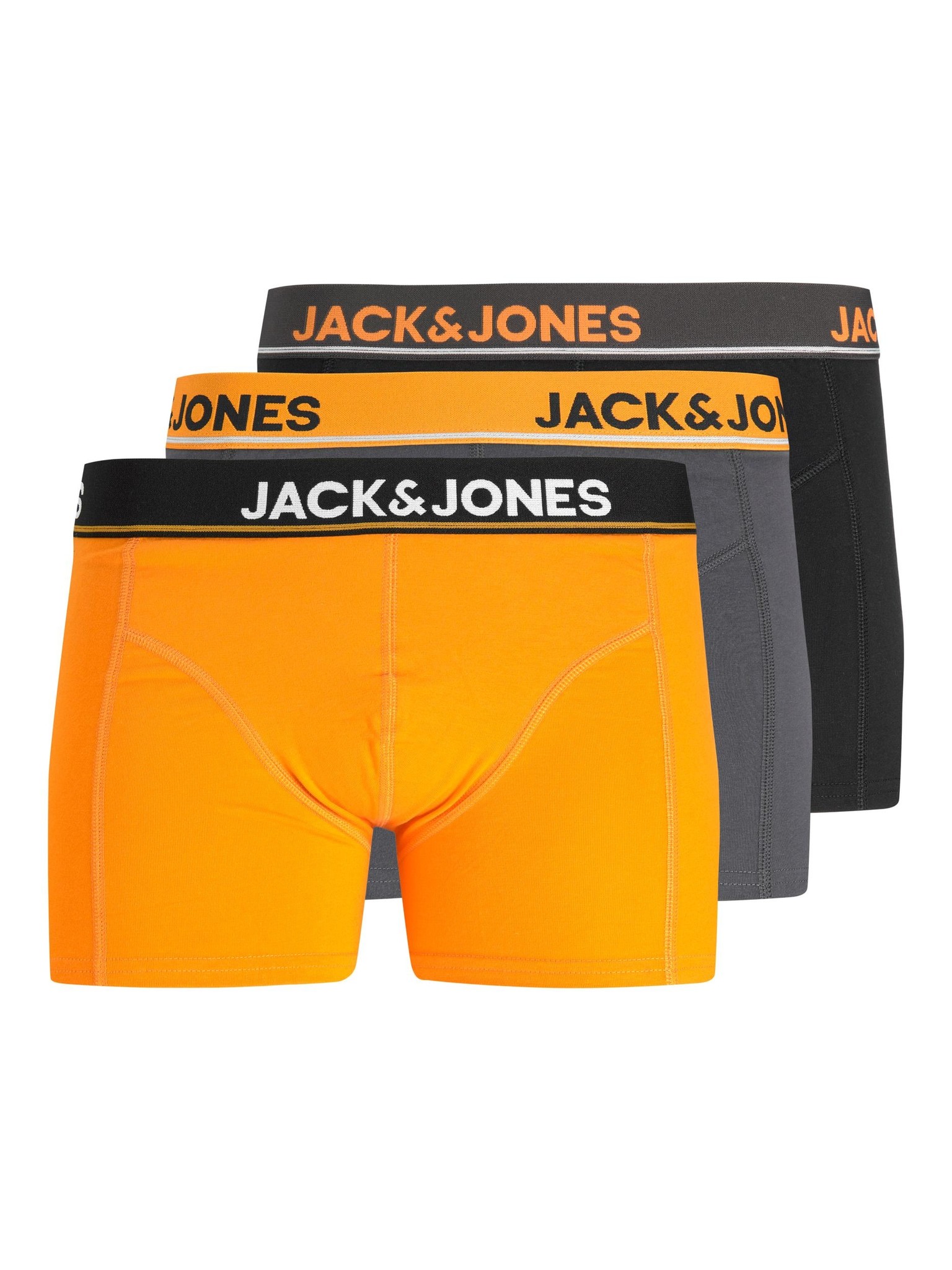 Jack Jones Junior Jack Jones Junior Effen Boxershorts Jongens Trunks JACGREG 3 Pack