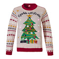 Apollo Apollo Funny Christmas Sweater Women With Led Lights Pink