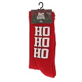 Apollo Christmas Socks Men Ladies White / Red Sports Socks 2-Pack