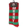 Apollo Christmas Socks Men Ladies Green / Red Sports Socks 2-Pack