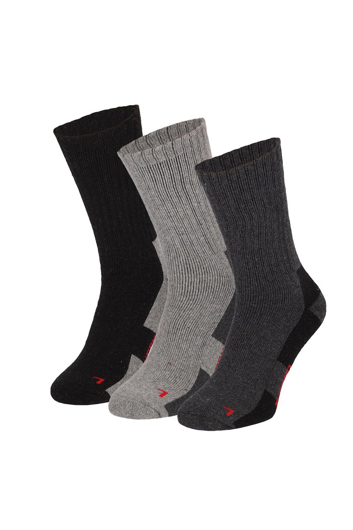 Apollo Thermo Socks Gray Unisex 3-Pack | Underwear District