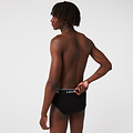 Lacoste Lacoste Mens Casual Briefs Black / Grey / White 3-Pack