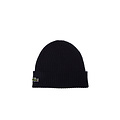Lacoste  Lacoste Beanie Ribbed Womens Mens Beanie Wool Navy Blue RB0001