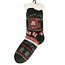 Apollo Dames Home Socks Kerst Huissokken Kerstsokken Groen