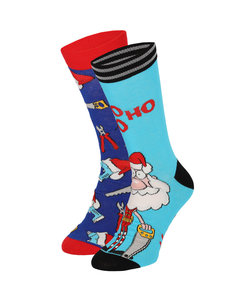 Apollo Funny Christmas Socks Men 2-Pack Santa Claus / Tools