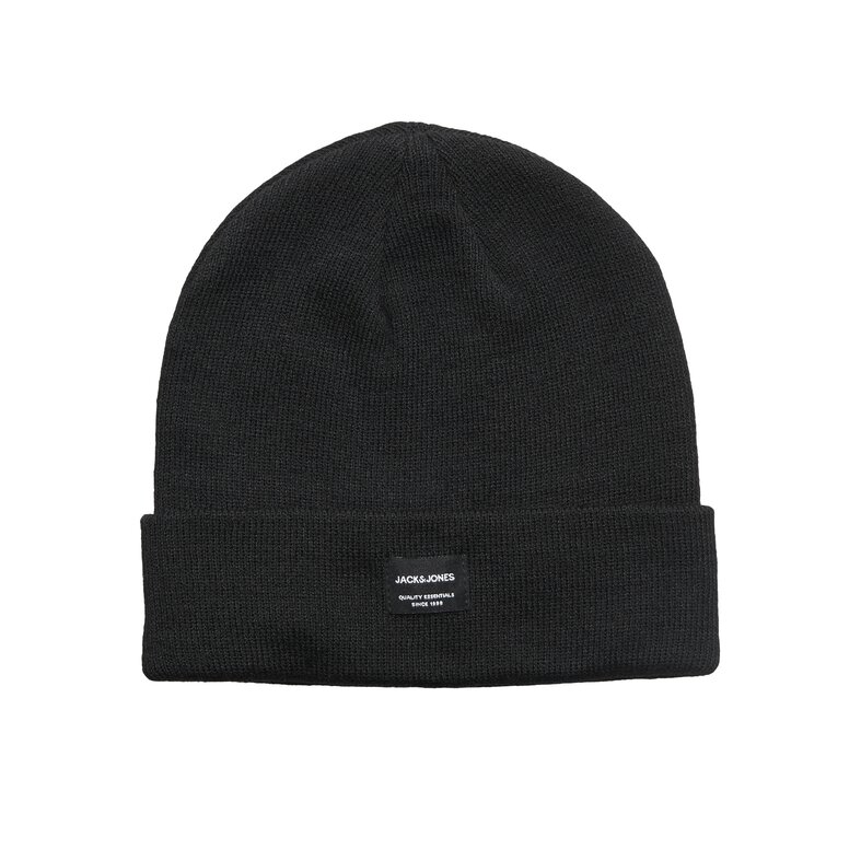 Jack & Jones Jack & Jones Zwarte Heren Muts JACDNA Beanie Zwart