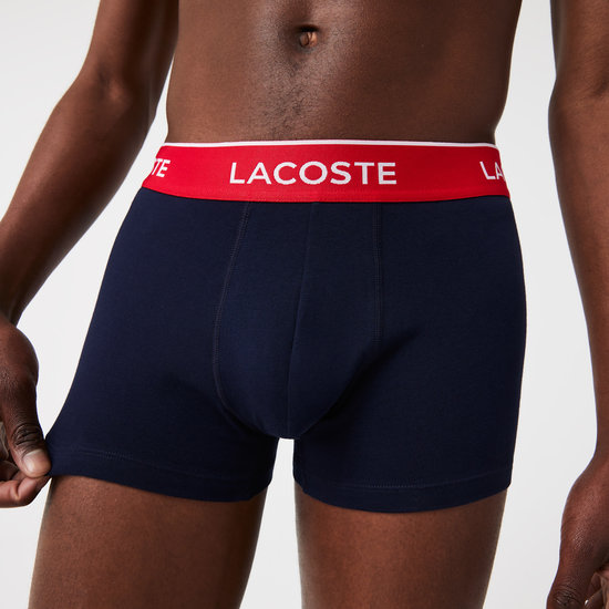 Lacoste Lacoste Boxershorts Heren Casual Blauw