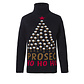 Apollo Ladies Christmas Sweater Turtleneck Black Prosec Ho Ho Ho