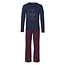 Phil & Co Phil & Co Long Men's Winter Pajama Set Cotton Blue Sørvagen