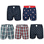 MG-1 MG-1 American Woven Boxer Shorts Christmas Men 5-Pack Multipack