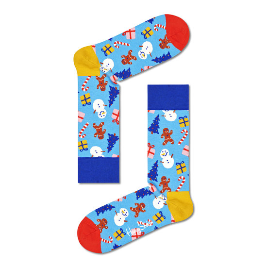 Happy Socks Happy Socks Ladies / Men Socks Decoration Time Giftbox Christmas Socks 3-Pack