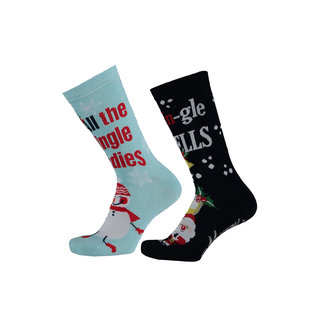 Apollo 2-Pack Foute Dames Kerstsokken