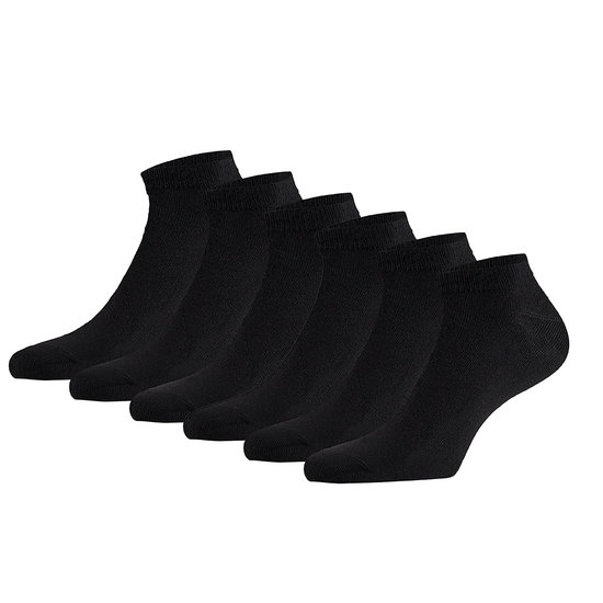 Apollo Sneaker socks Bamboo Black 6-pair Men / Women