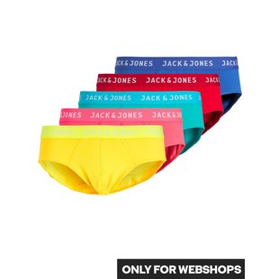 Jack & Jones Heren Slips JACSUMMER Neon Briefs 5-Pack