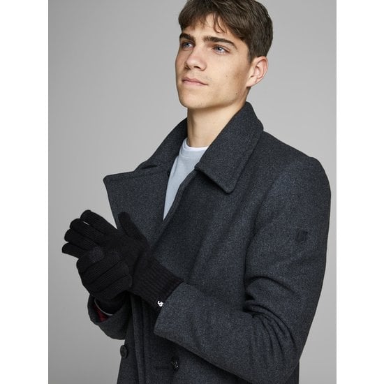 Jack & Jones Jack & Jones Knitted Men's Gloves Touch Screen JACBARRY Black