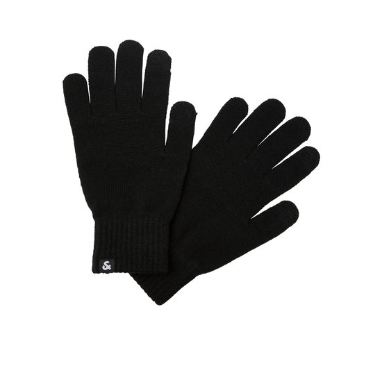 Jack & Jones Jack & Jones Knitted Men's Gloves Touch Screen JACBARRY Black