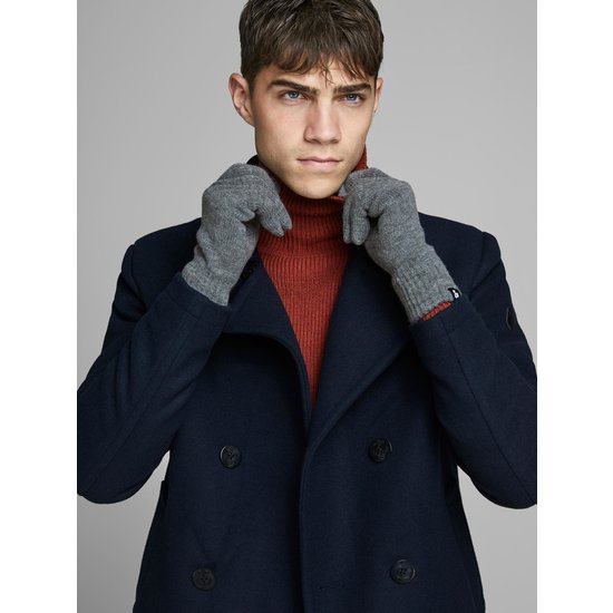 Jack & Jones Jack & Jones Knitted Men's Gloves Touch Screen JACBARRY Grey