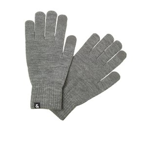 Jack & Jones Knitted Men's Gloves JACBARRY Grey