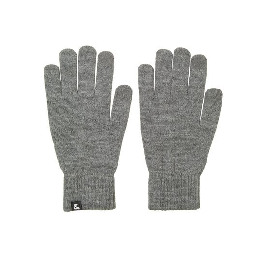 Jack & Jones Jack & Jones Knitted Men's Gloves Touch Screen JACBARRY Grey