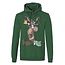 Apollo Heren Kersttrui Met Capuchon Jingle Bells Hoodie Kerst Print Groen