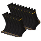 Cat CAT Work Socks Black - 15 pairs