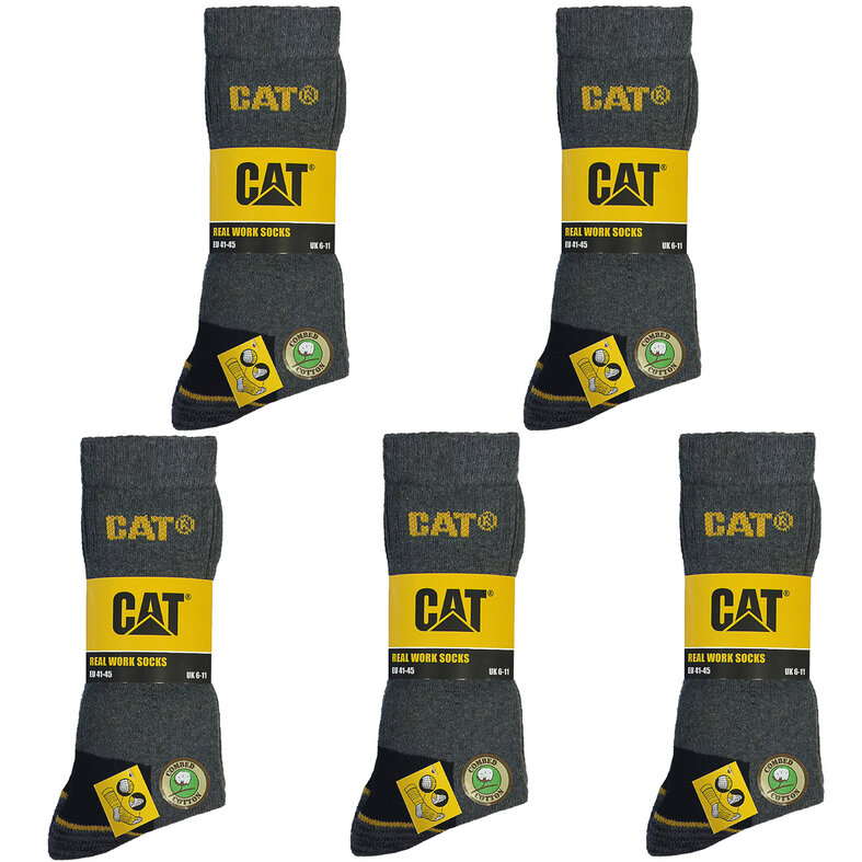 Cat CAT Work Socks Men Grey - 15 pairs