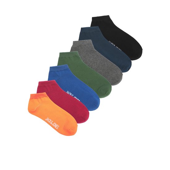 Jack & Jones Jack & Jones Sneaker Socks Men JACCOLORFUL 7-Pairs Solid Color Assorti