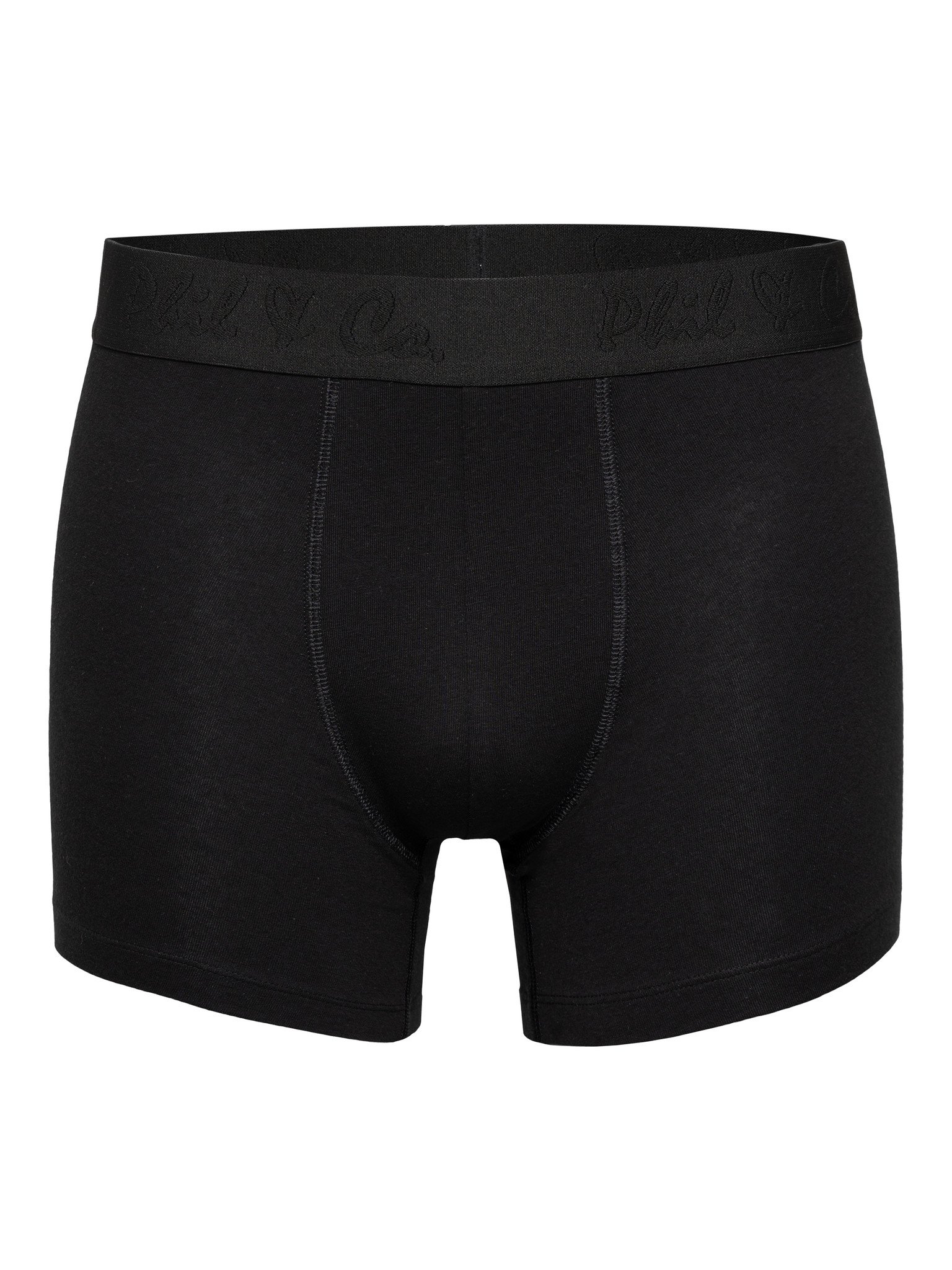 Phil & Co Boxer Shorts Men Multipack 8-Pack Solid Black | Underwear ...