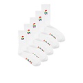 Jack & Jones Jack & Jones Sports Socks Men PRIDE Tennis Socks 5-Pack White