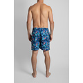 Happy Shorts Happy Shorts Men's Swim Shorts With Hawaii Print Blue