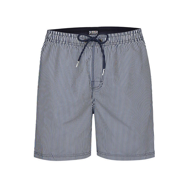 Happy Shorts Happy Shorts Zwemshort Heren Gestreept Navy