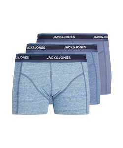 Jack & Jones Boxer Shorts Men Trunks JACWELLS 3-Pack Blue