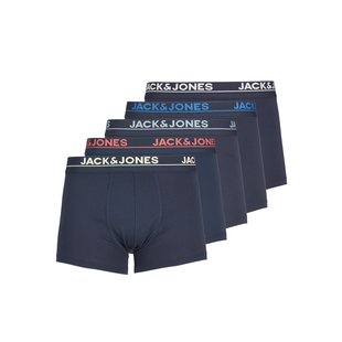 Jack & Jones Boxershorts Heren Mulitpack JACDAVIS 5-Pack Effen Blauw