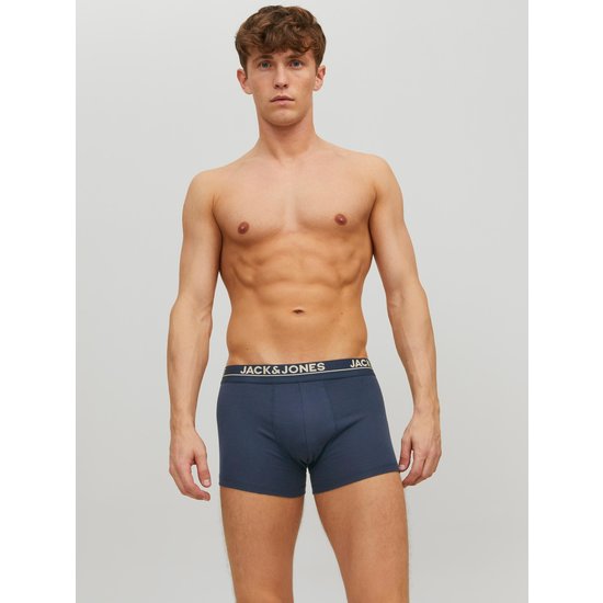 Jack & Jones Jack & Jones Boxershorts Heren Mulitpack JACDAVIS 5-Pack Effen Blauw