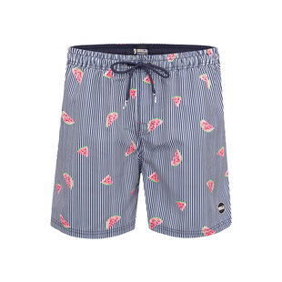 Happy Shorts Zwemshort Heren Gestreept Meloen Print