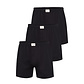 Phil & Co Phil & Co Wide Boxer Shorts Jersey Stretch Black 3-Pack