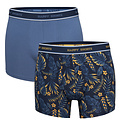 Happy Shorts Happy Shorts 2-Pack Boxershorts Heren Met Hawaii Print