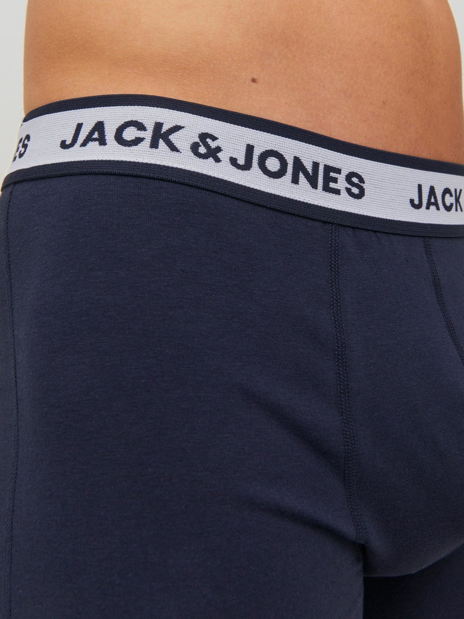 Jack & Jones Heren Boxershort Lange Pijp JACSOLID Boxer Briefs 3-Pack | District