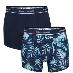 Happy Shorts 2-Pack Boxershorts Men With Leaves Print