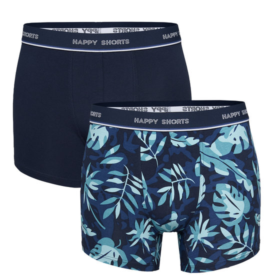 Happy Shorts Happy Shorts 2-Pack Boxershorts Men With Leaves Print