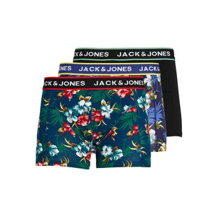 Jack & Jones Boxershorts Heren Trunks JACFLOWER Print 3-Pack
