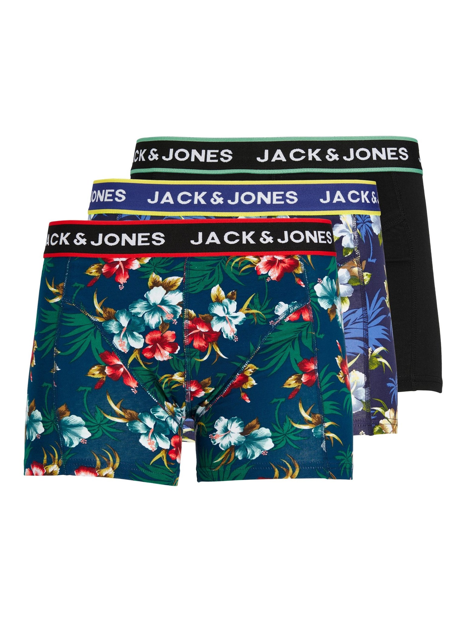 Jack Jones Jack Jones Boxershorts Heren Trunks JACFLOWER Print 3 Pack
