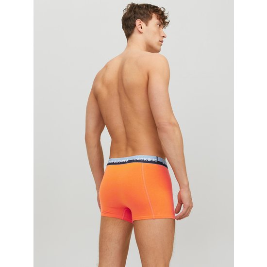 Jack & Jones  Jack & Jones Solid Boxer Shorts Men Trunks JACALEX 3-Pack Orange