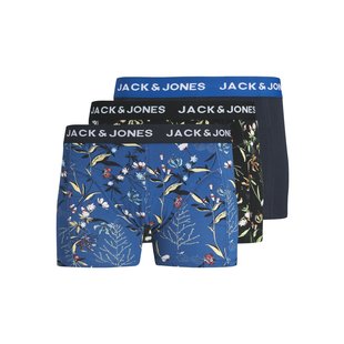 Jack & Jones Effen Boxershorts Heren Trunks JACSMALL FLOWERS Print 3-Pack