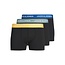 Jack & Jones Jack & Jones Zwarte Boxershorts Heren Microfiber JACGRANT 3-Pack Zwart